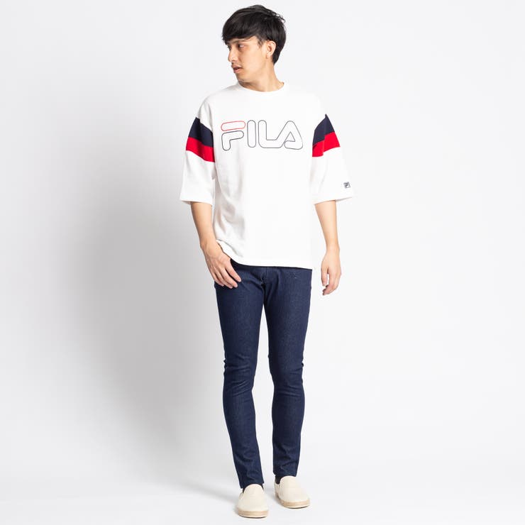 FILA別注切替ミニ裏毛5分袖プルオーバー FH7544[品番：WG010036434