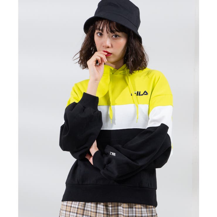 FILA別注切替フードパーカー[品番：WG010036431]｜WEGO【WOMEN
