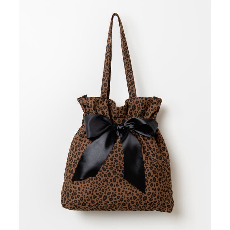 リボン巾着トートバッグ BR19SP03-LG0041[品番：WG010036787]｜WEGO