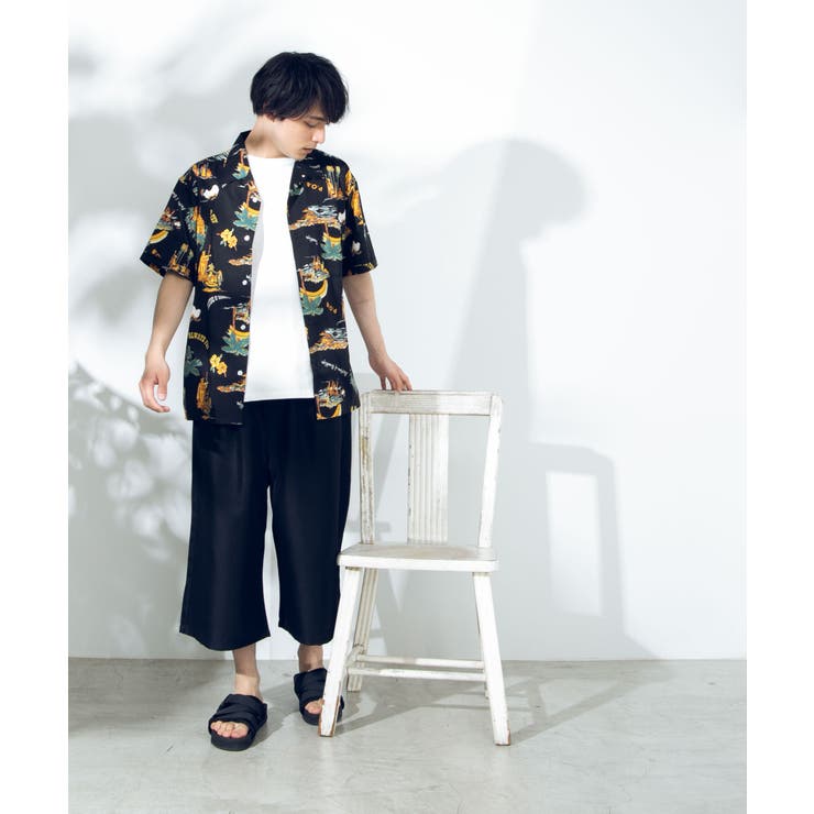 オールオーバーアロハシャツ BV19SM04-M002[品番：WG010036850]｜WEGO