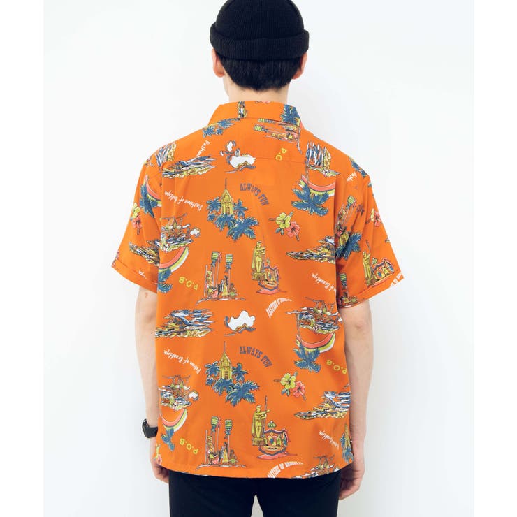 オールオーバーアロハシャツ BV19SM04-M002[品番：WG010036850]｜WEGO