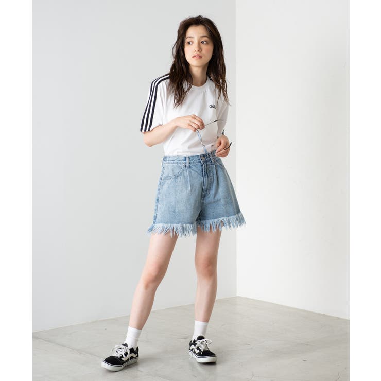 adidasストライプTシャツ DU0441 | WEGO【WOMEN】 | 詳細画像1 