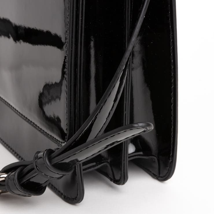 フラップエナメルミニショルダーバッグ MT19SP02-LG0020[品番