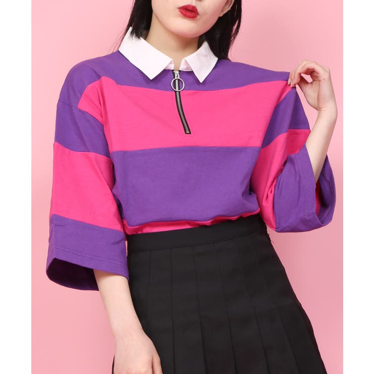 セール】WEGO/【25年春夏新作】グラフィックラガーシャツ（T
