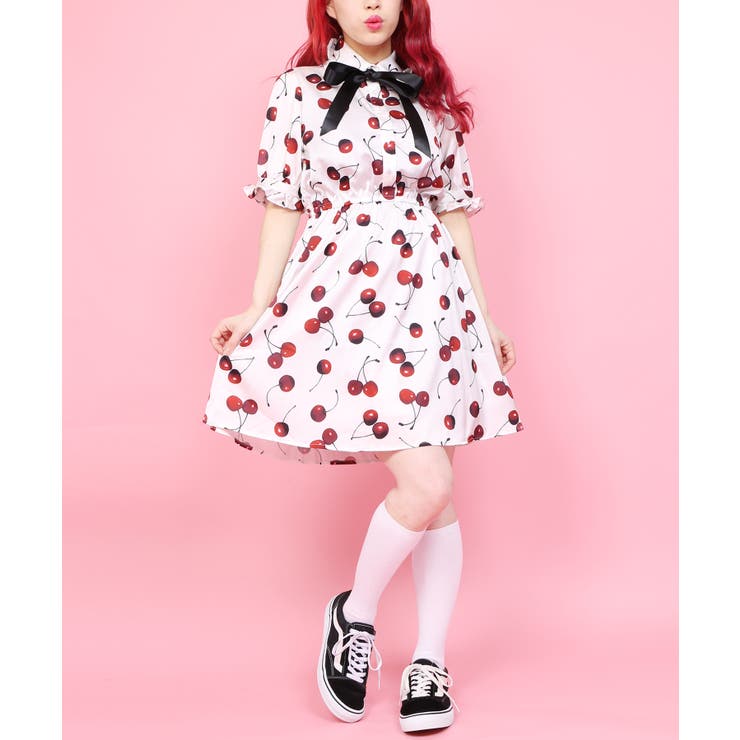 Wc チェリー柄ワンピース 品番 Wg Wego Women ウィゴー のレディースファッション通販 Shoplist ショップリスト Wc チェリー柄ワンピース 品番 Wg Wego Women ウィゴー のレディースファッション通販 Shoplist ショップリスト