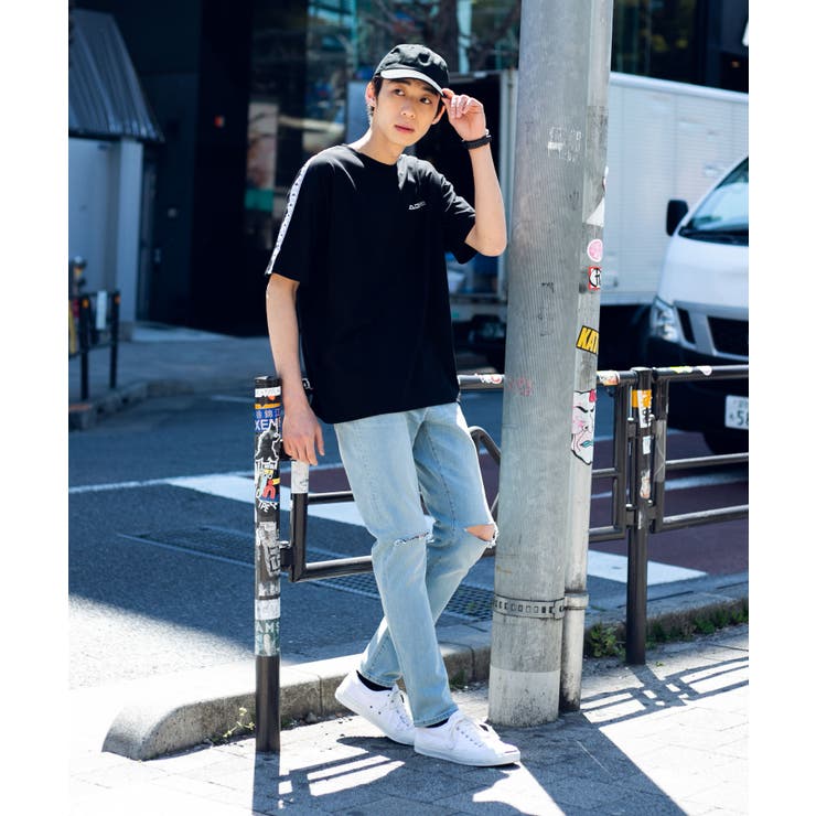 wego kappa別注テープロゴtシャツ 安い wear