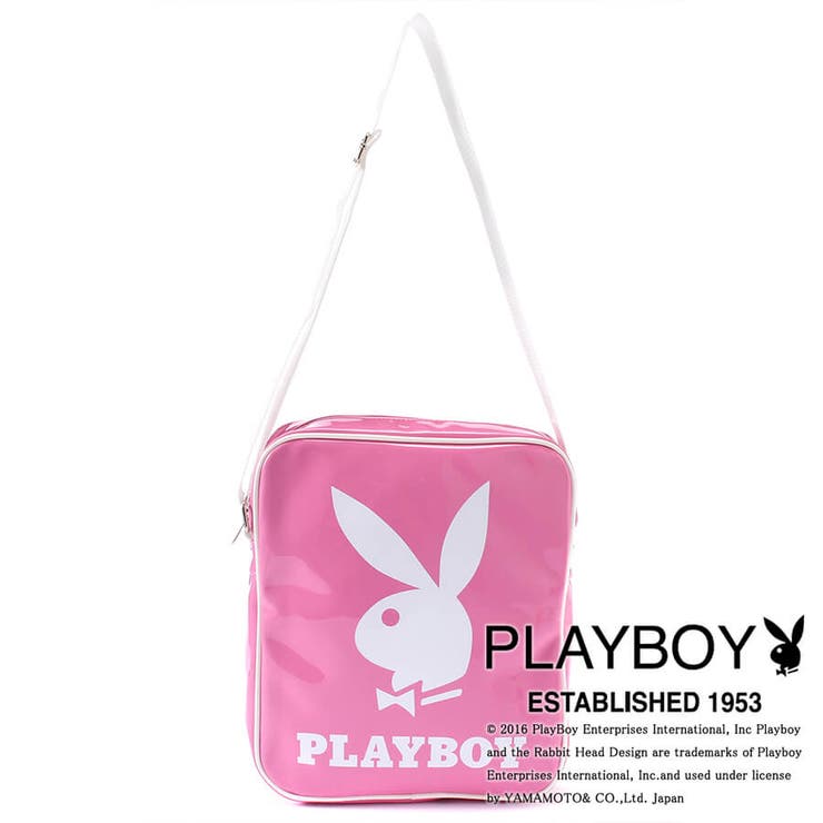 PLAYBOYエナメルショルダーバッグ BR16AU10-LG0027[品番：WG010002678 