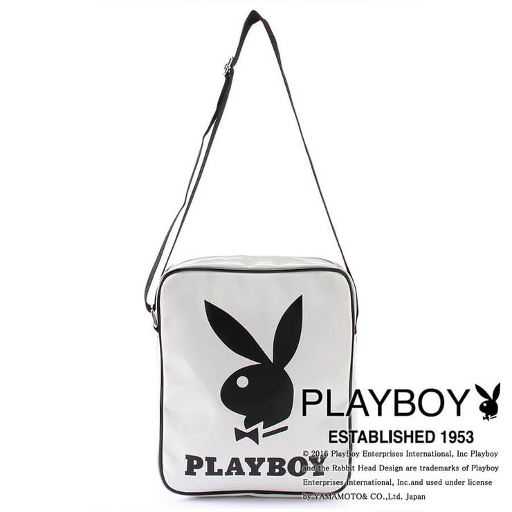 PLAYBOYエナメルショルダーバッグ BR16AU10-LG0027[品番：WG010002678 