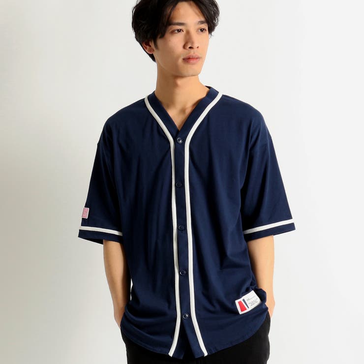【高い素材】 カットベースボールシャツ BR16SM06-M039[品番：WG010001616 ウェア