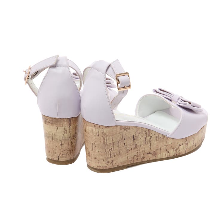 【通販激安】 リボンウェッジサンダル[品番：WG010000635]｜WEGO【WOMEN 靴