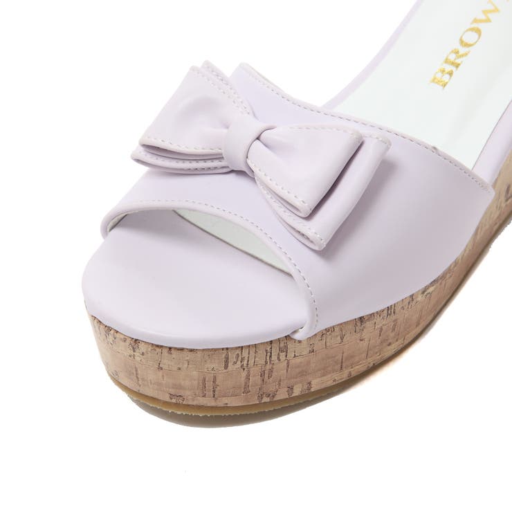 リボンウェッジサンダル[品番：WG010000635]｜WEGO【WOMEN】（ウィゴー 