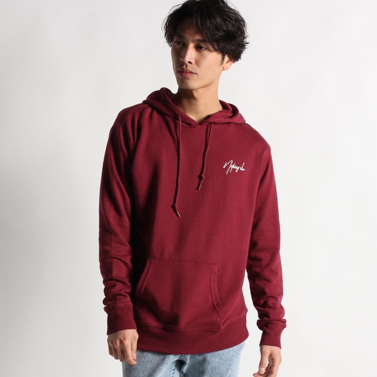 ロゴ刺繍プルパーカー[品番：WG010017339]｜WEGO【MEN