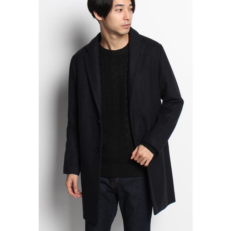 メルトンチェスターコート BR16WN10-M002 [品番：WG010002347]｜WEGO【MEN】（ウィゴー）のメンズファッション通販｜SHOPLIST（ショップリスト）