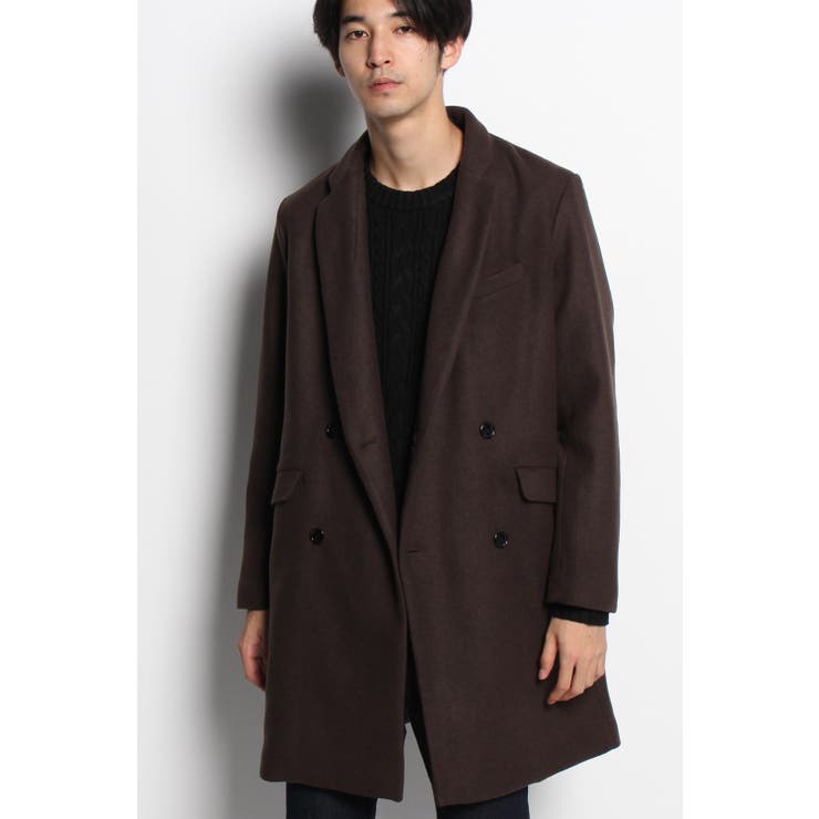 メルトンダブルチェスターコート Br16wn10 M003 品番 Wg Wego Men ウィゴー のメンズ ファッション通販 Shoplist ショップリスト