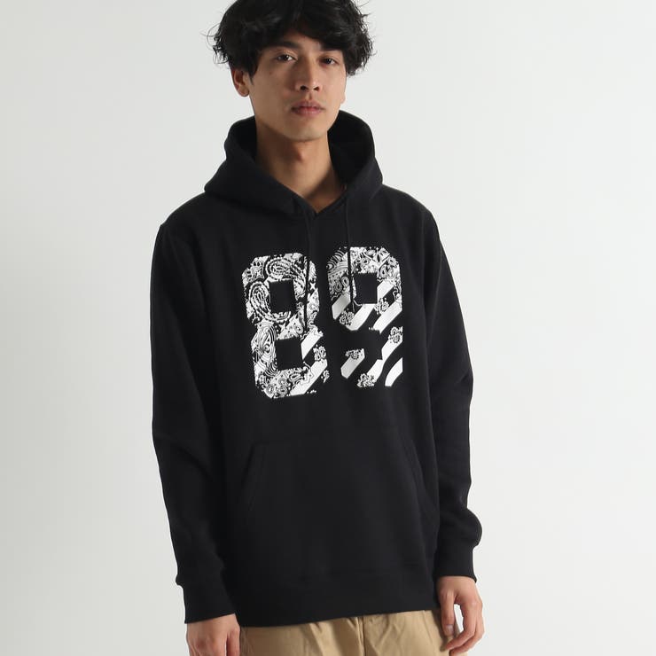 ペイズリーナンバリングパーカー | WEGO【MEN】 | 詳細画像1 