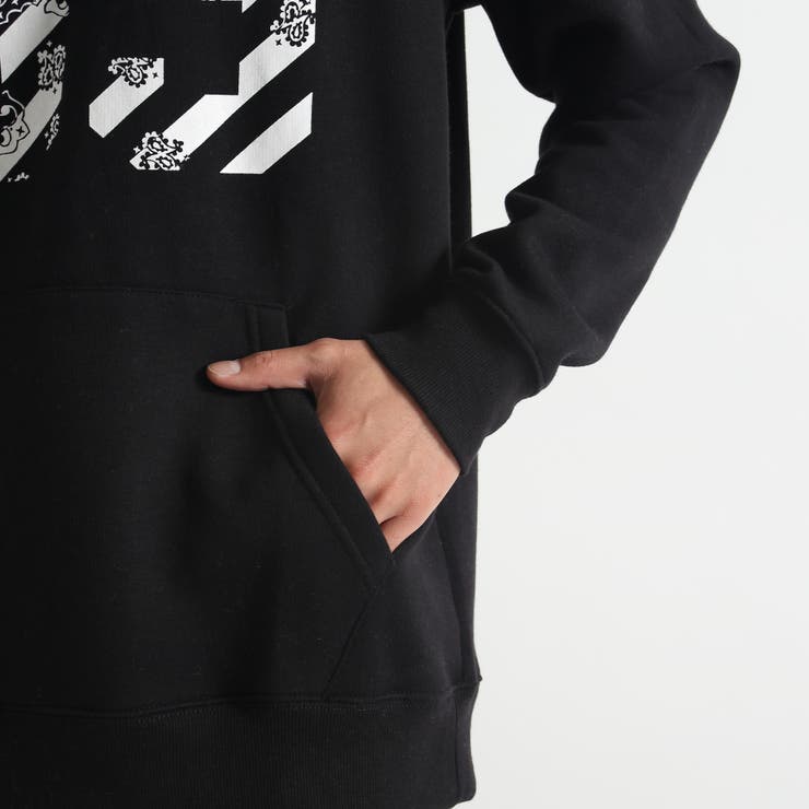 ペイズリーナンバリングパーカー | WEGO【MEN】 | 詳細画像5 