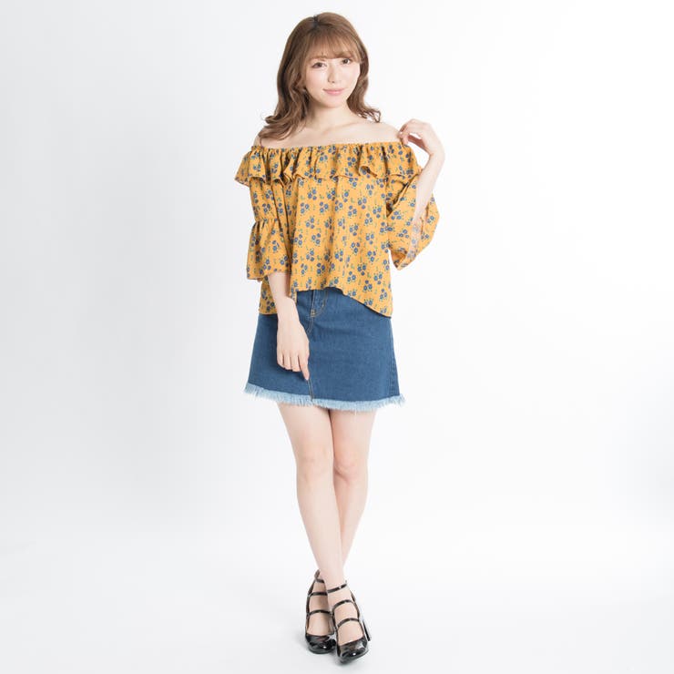 2WAY花柄オフショルブラウス[品番：WG010019383]｜WEGO【WOMEN