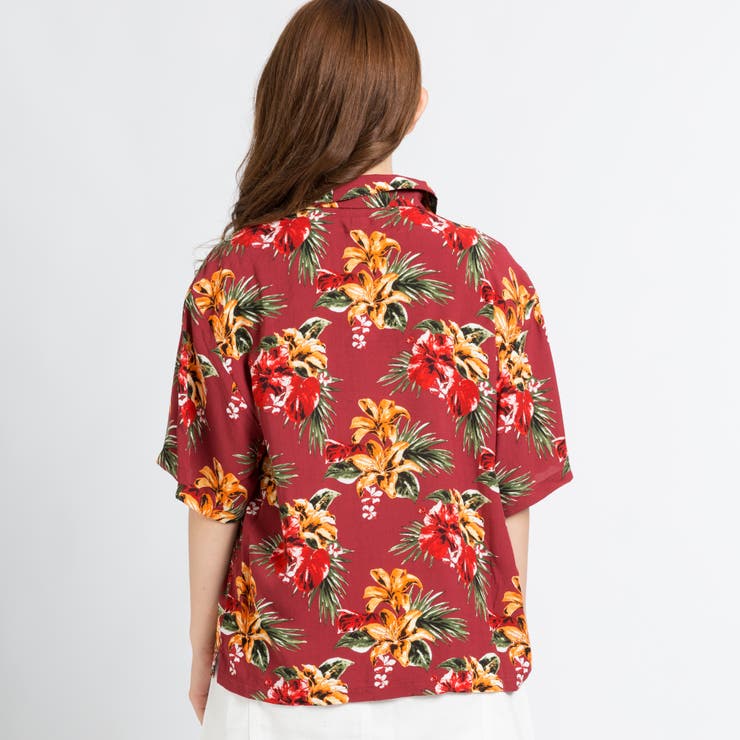 トロピカルアロハシャツ BR17SM07-L058 | WEGO【WOMEN】 | 詳細画像3 