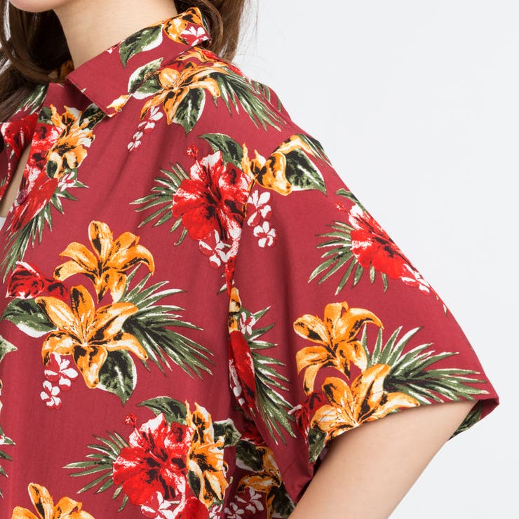 トロピカルアロハシャツ BR17SM07-L058 | WEGO【WOMEN】 | 詳細画像5 