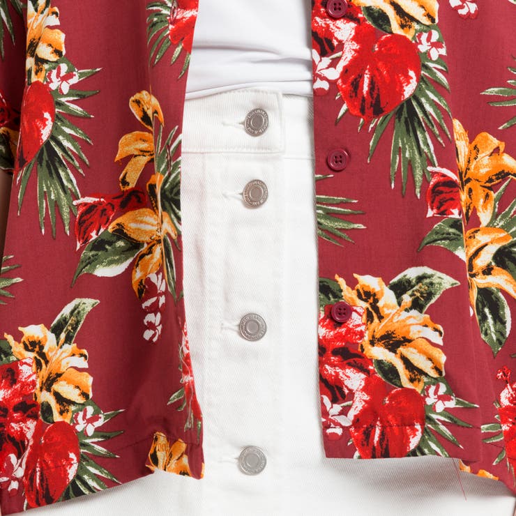 トロピカルアロハシャツ BR17SM07-L058 | WEGO【WOMEN】 | 詳細画像7 