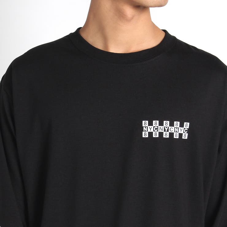 チェッカーフラッグプリントロンT[品番：WG010023688]｜WEGO【MEN