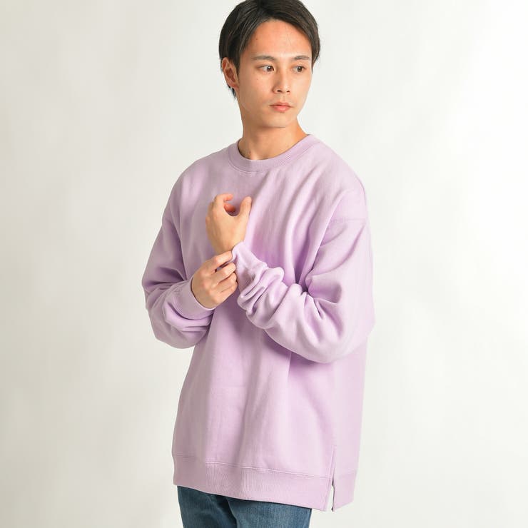 サイドスリット起毛ビッグシルエットプルオーバースウェット  BR17WN11[品番：WG010025215]｜WEGO【MEN】（ウィゴー）のメンズファッション通販｜SHOPLIST（ショップリスト）