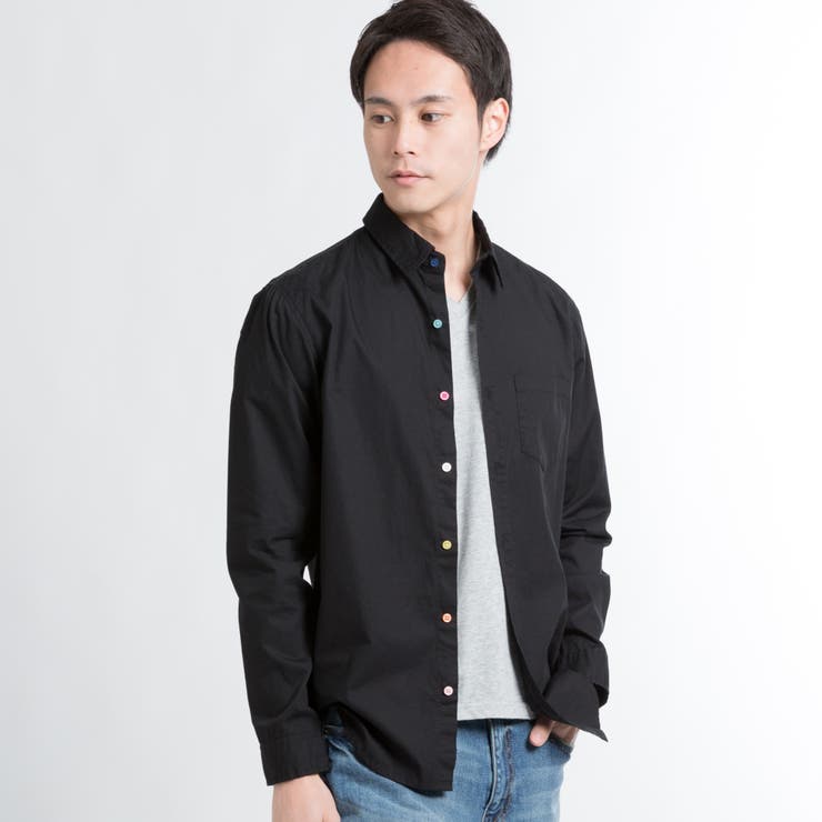 カラフルボタンシャツ BR18SP12-M002[品番：WG010027217]｜WEGO【MEN