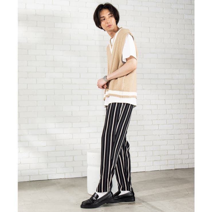ストライプイージーパンツ BR19SM05-M001[品番：WG010038145