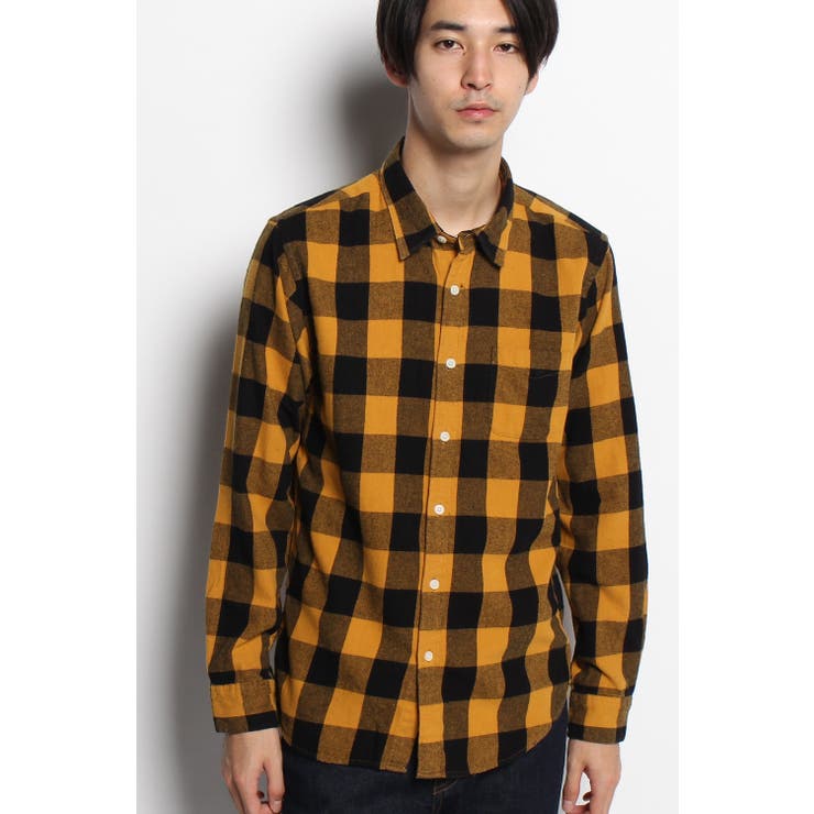 ブロックチェックネルシャツ BS16AU08-M004[品番：WG010000029]｜WEGO