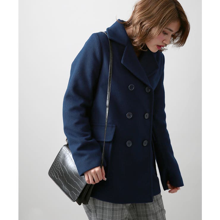 PIOMEO ピオンボ Pコート 50 ネイビー - メルカリ