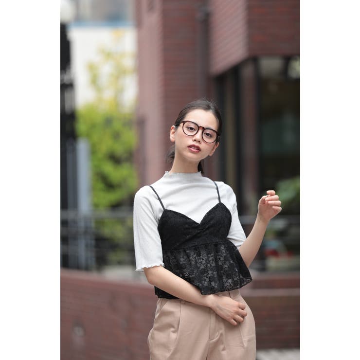 フリルレースビスチェ BS17AU09-L024[品番：WG010022817]｜WEGO【WOMEN