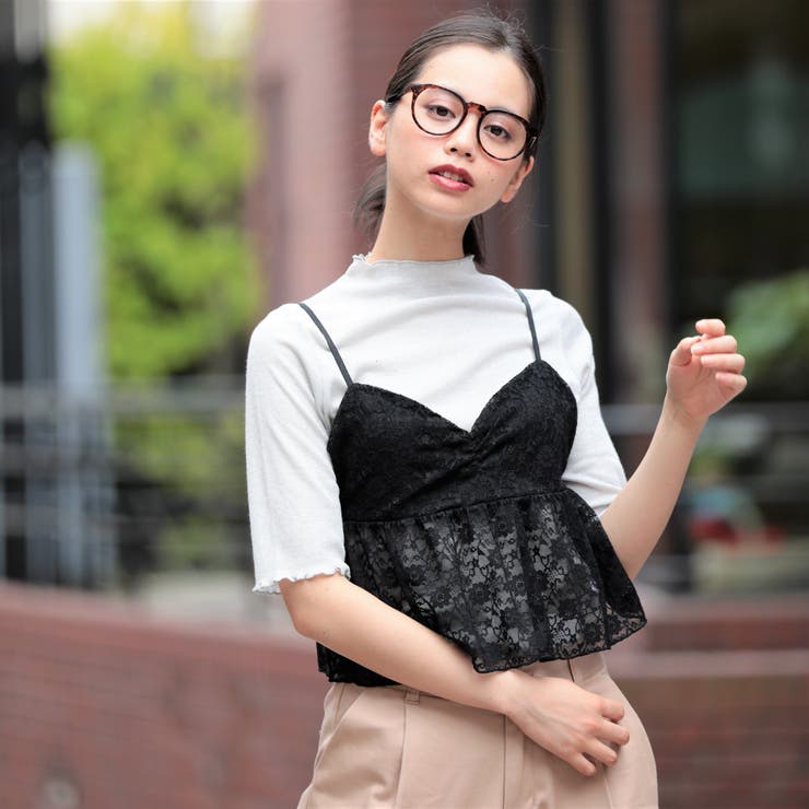 fig London オリジナルレースビスチェ フリルレースビスチェ BS17AU09-L024[品番：WG010022817]｜WEGO【WOMEN