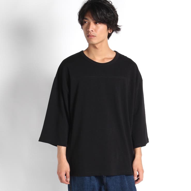 【2024年】お歳暮ギフト ヘビースラブフットボール7分袖ビッグシルエットTシャツ トップス