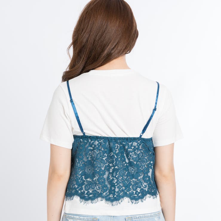レースビスチェレイヤードTシャツ BS17SM05-L002[品番