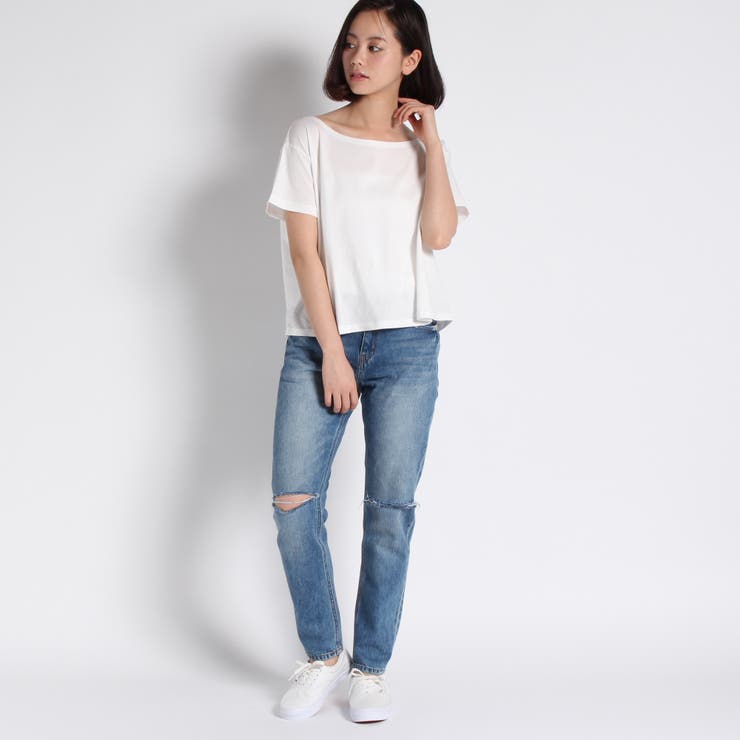 スカーフベルトリメイクジーンズ[品番：WG010020345]｜WEGO【WOMEN