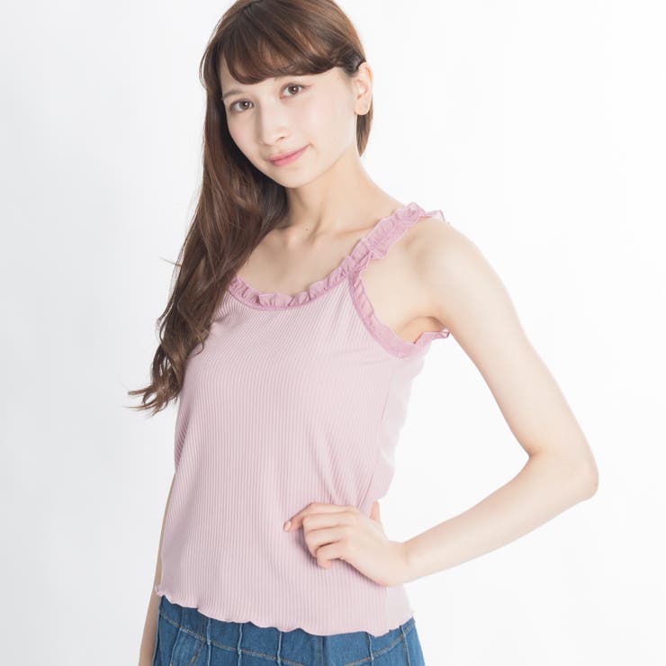 フリルタンクトップ[品番：WG010021547]｜WEGO【WOMEN】（ウィゴー