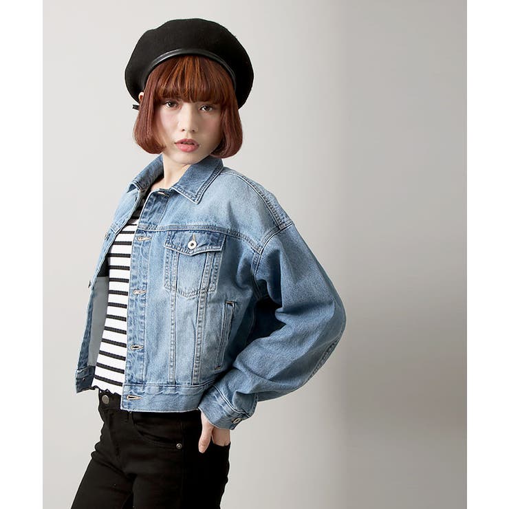 クロップドデニムジャケット BS17SP01-L001[品番：WG010003995]｜WEGO 