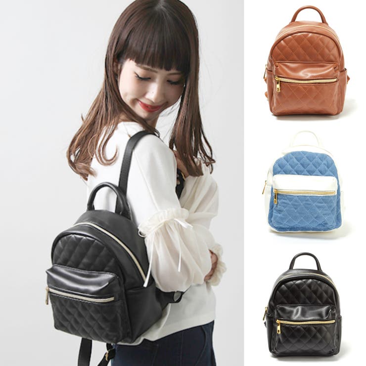 ミニキルティングリュック Bs17sp01 Lg0004 品番 Wg Wego Women ウィゴー のレディースファッション通販 Shoplist ショップリスト