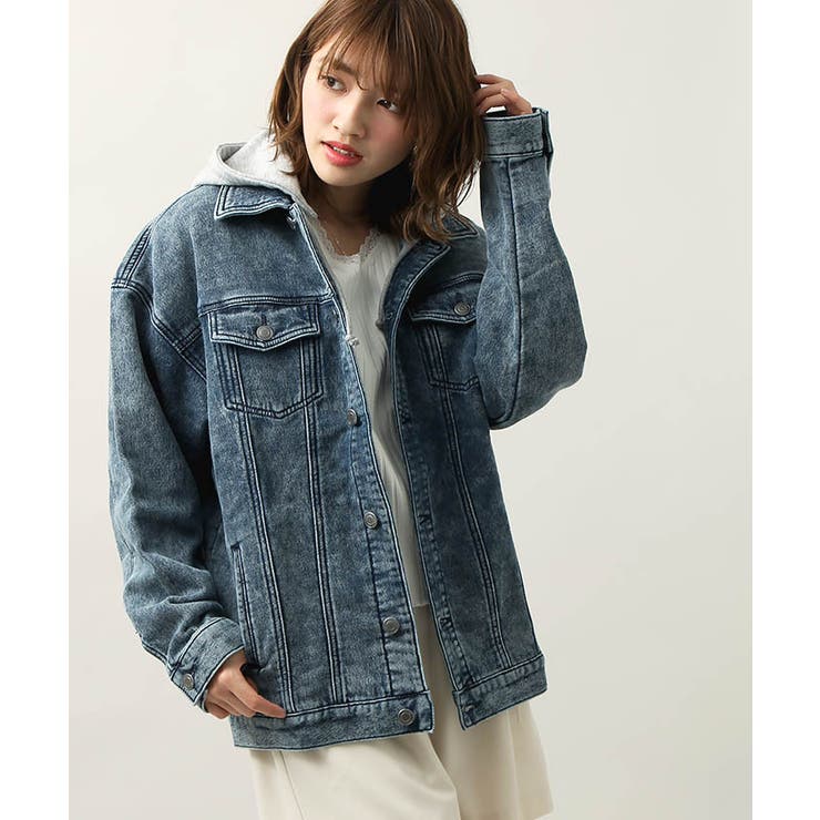 カットデニムbig Gジャン Bs17sp02 L001 品番 Wg Wego Women ウィゴー のレディースファッション通販 Shoplist ショップリスト