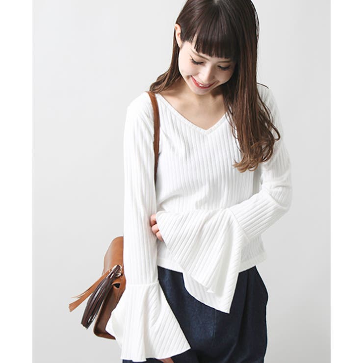 2WAYベルスリーブカットソー BS17SP02-L012[品番：WG010017716]｜WEGO