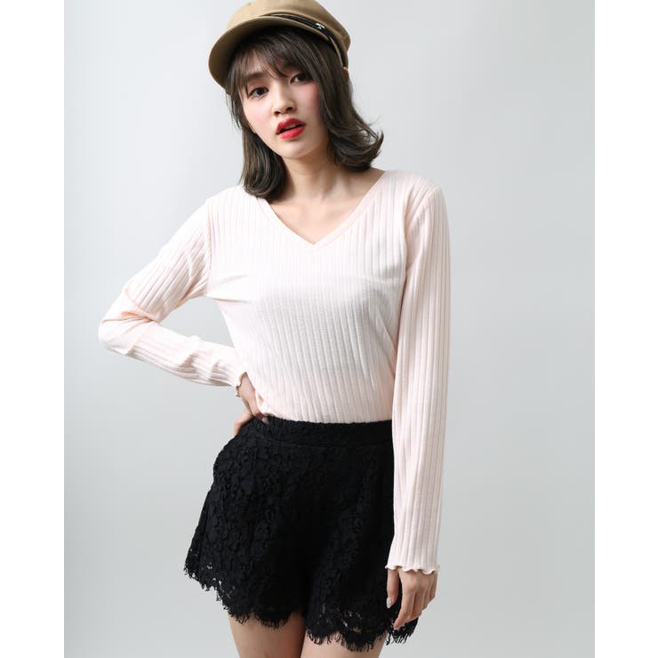 ハイウエストレースショートパンツ Bs17sp04 L002 品番 Wg Wego Women ウィゴー のレディースファッション通販 Shoplist ショップリスト