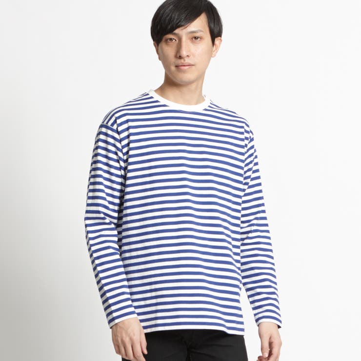 サイドスリットボーダーカットソー BS18SP01-M009[品番：WG010028406