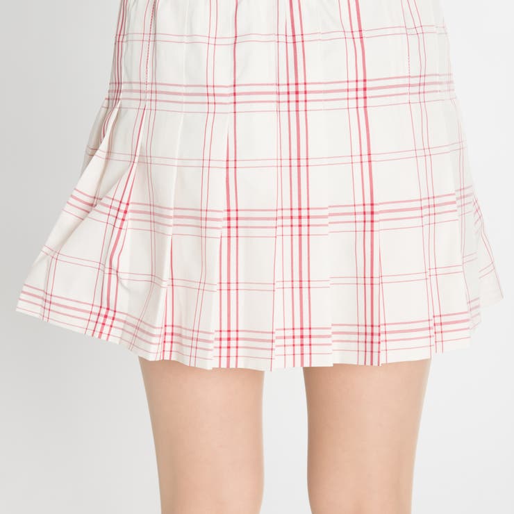 チェックプリーツミニスカート BS18SP12-L027[品番：WG010027472