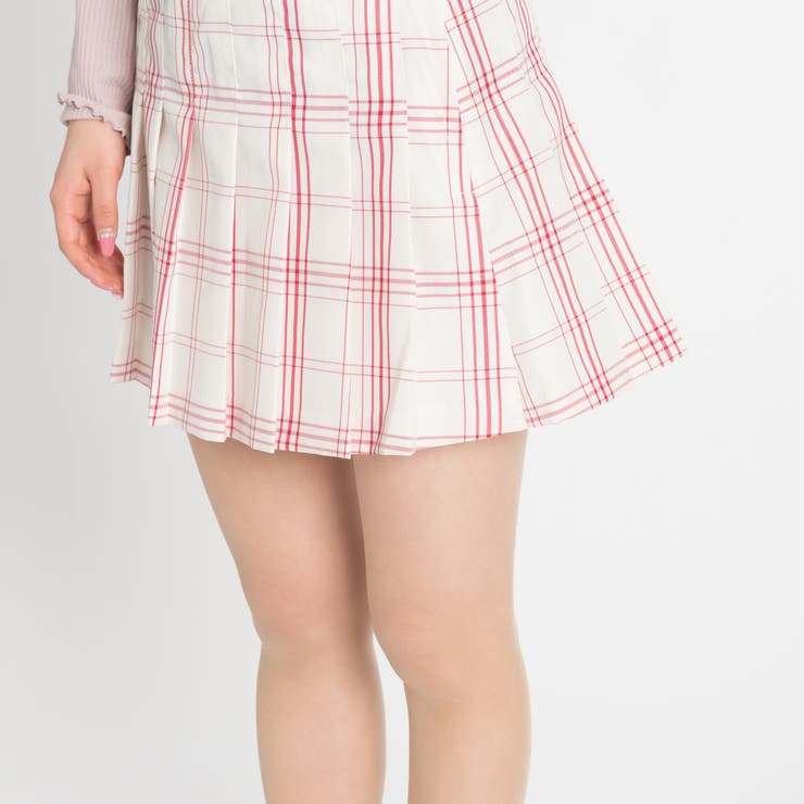 チェックプリーツミニスカート BS18SP12-L027[品番：WG010027472