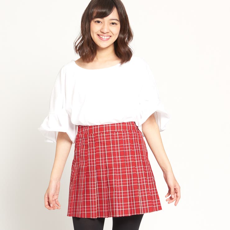 チェックプリーツミニスカート  BS18SP12-L027[品番：WG010027472]｜WEGO【WOMEN】（ウィゴー）のレディースファッション通販｜SHOPLIST（ショップリスト）