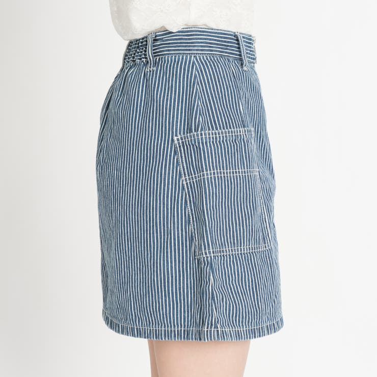 フロントZIP台形ミニスカート BS18SP12-L032[品番：WG010027630]｜WEGO