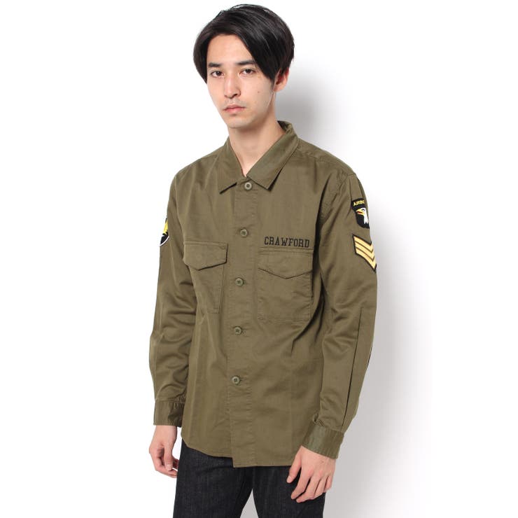 Wego ワッペンミリタリーシャツ 品番 Wg Wego Men ウィゴー のメンズファッション通販 Shoplist ショップリスト