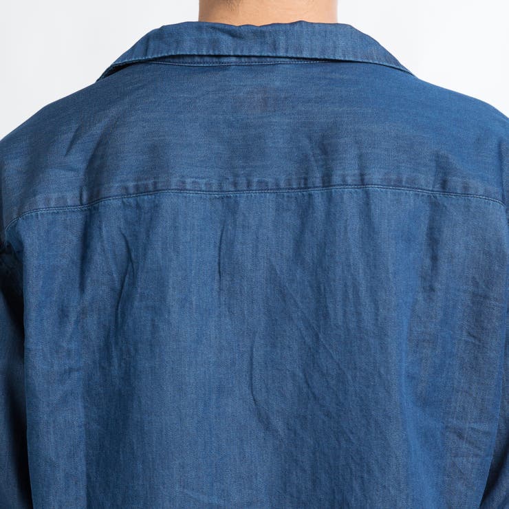 デニムオープンカラーシャツ BV17AU09-M005[品番：WG010022324]｜WEGO 