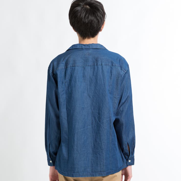 デニムオープンカラーシャツ BV17AU09-M005[品番：WG010022324]｜WEGO 