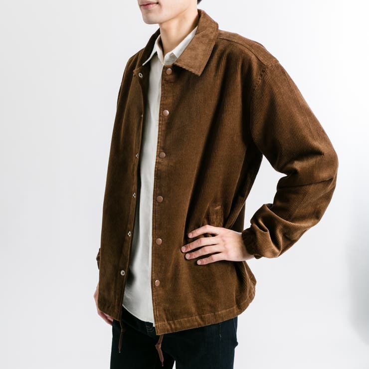 コーデュロイコーチジャケット[品番：WG010023973]｜WEGO【MEN】（ウィゴー）のメンズファッション通販｜SHOPLIST（ショップリスト）